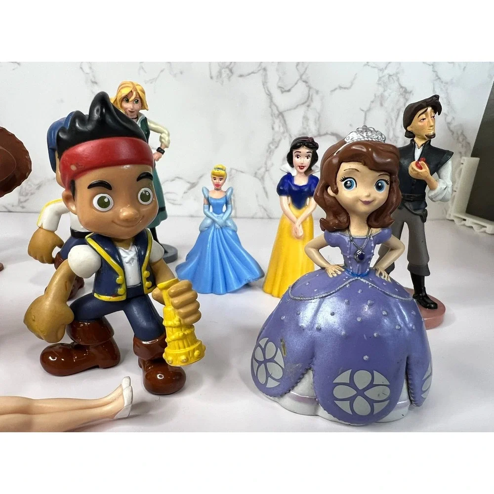 Lot of 11 Disney Figures – Little Kingdom, Sofia, Rapunzel, Mickey, Woody & More